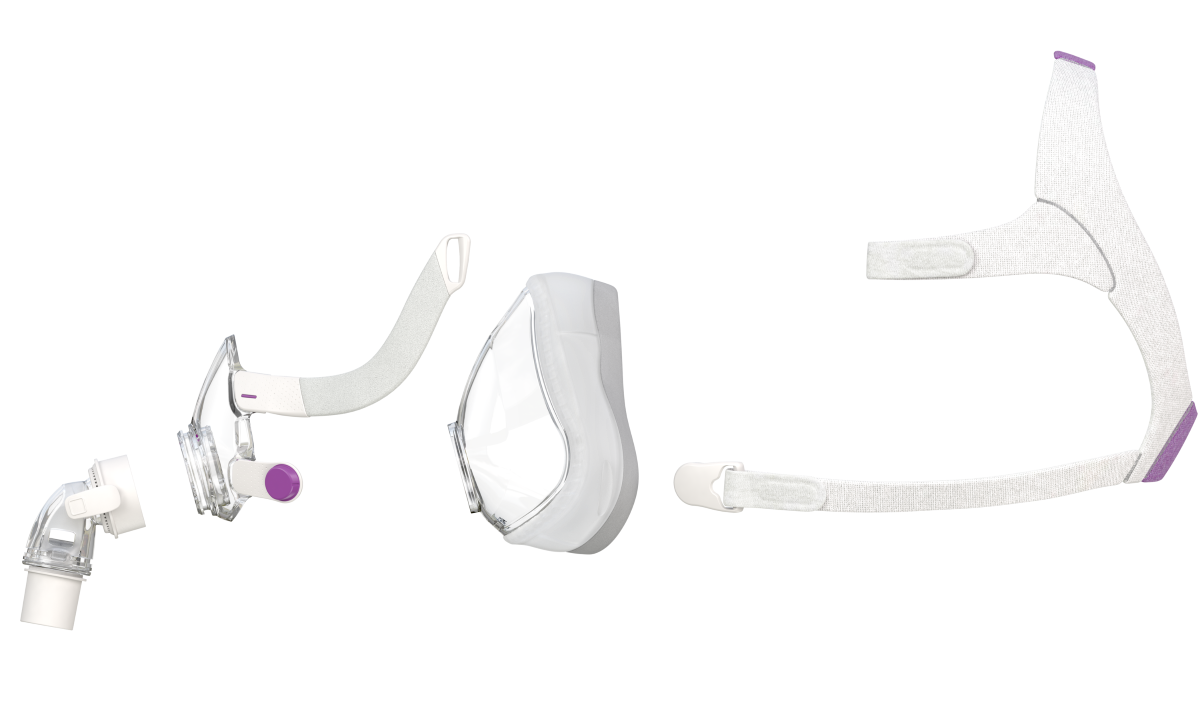 Resmed AirTouch F20 For Her Memory Foam Full Face CPAP Mask with Headgear