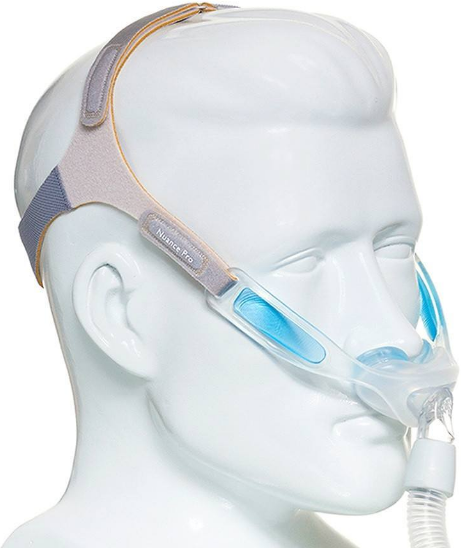 Philips Respironics Nuance Pro Gel Nasal Pillow System With Headgear - Fit Pack
